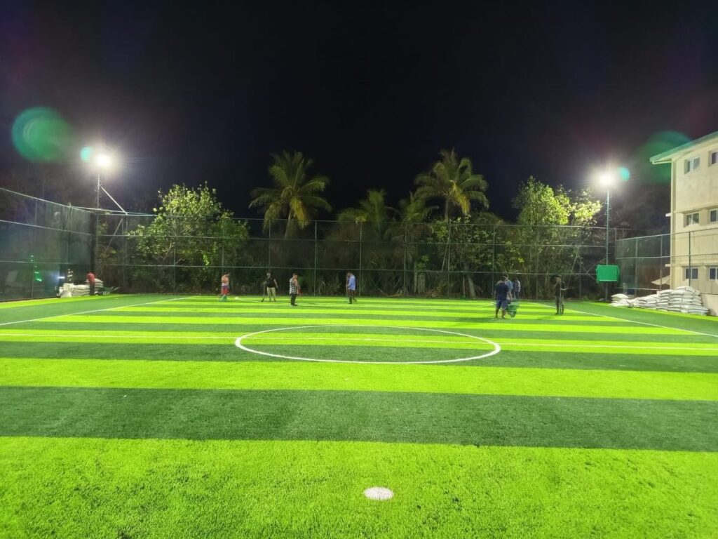 Premium turf supply and installation at Anantara Dhigu Maldives Resort — image 2
